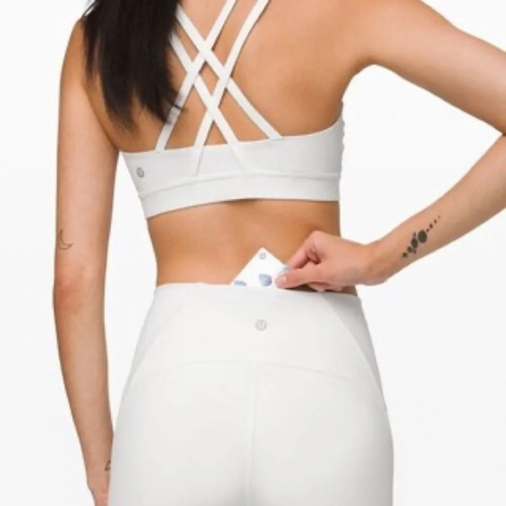 🪩 Lululemon Train Times 7/8 Pant in White Size 8